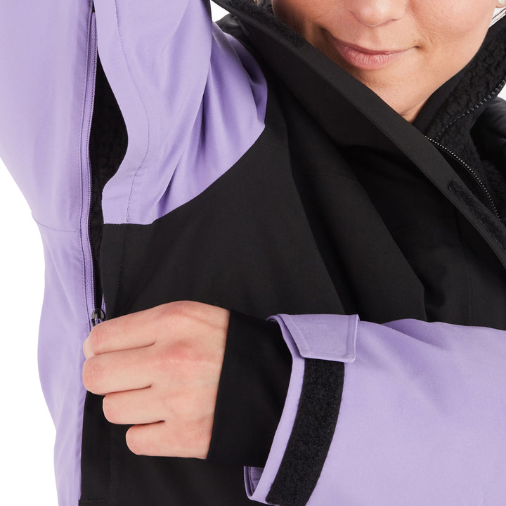 Marmot Refuge Jacket - Women's Black/Paisley Purple