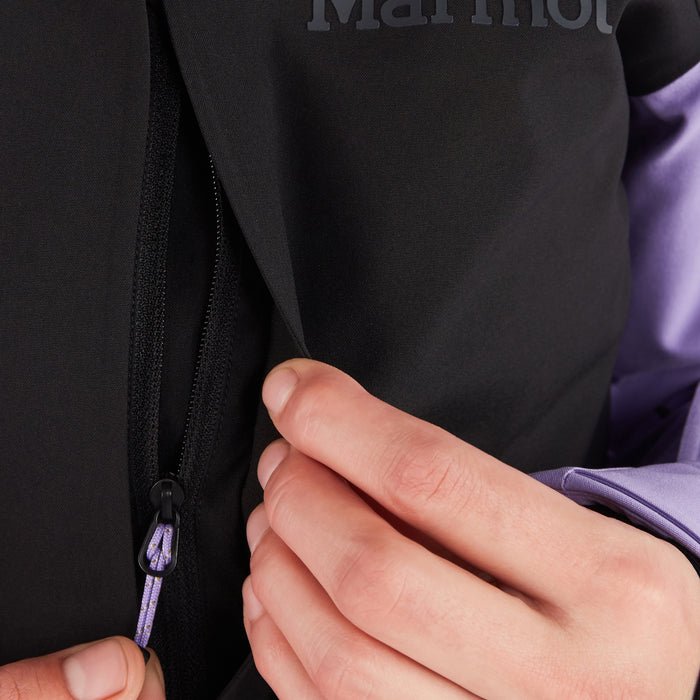 Marmot Refuge Jacket - Women's Black/Paisley Purple