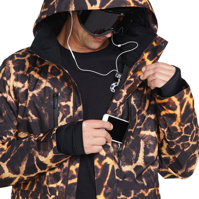 Volcom Stone Stretch GORE-TEX Jacket - Men's Gold Giraffe