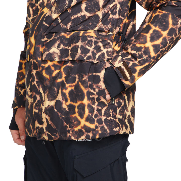 Volcom Stone Stretch GORE-TEX Jacket - Men's Gold Giraffe