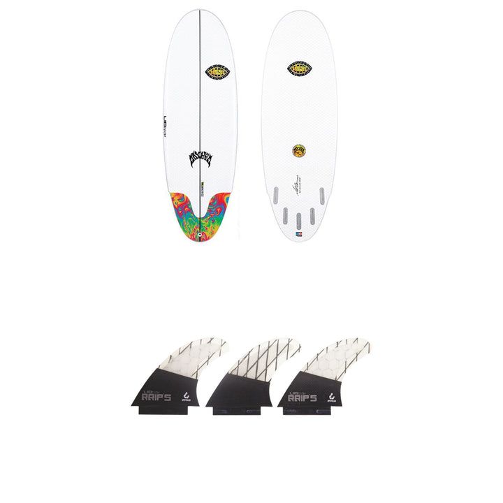 Lib Tech x Lost Freak Flag Bean Bag Surfboard + Lib Tech Tri Medium Fin Set