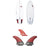 Lib Tech Funnelator Surfboard + Twin + Trailer Fin Set