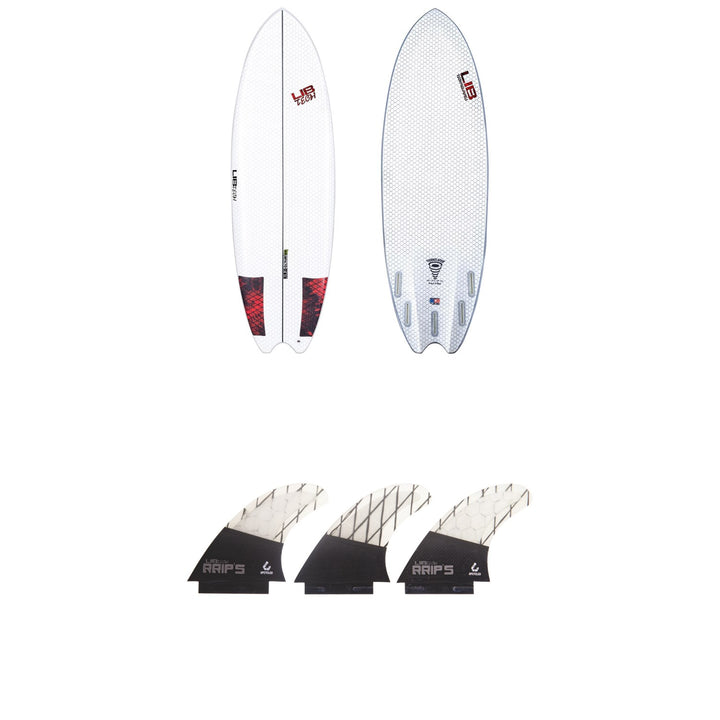 Lib Tech Funnelator Surfboard + Tri Medium Fin Set