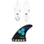 Lib Tech x Lost Quiver Killer (Futures) Surfboard + Futures AM1 Medium Techflex Tri Fin Set