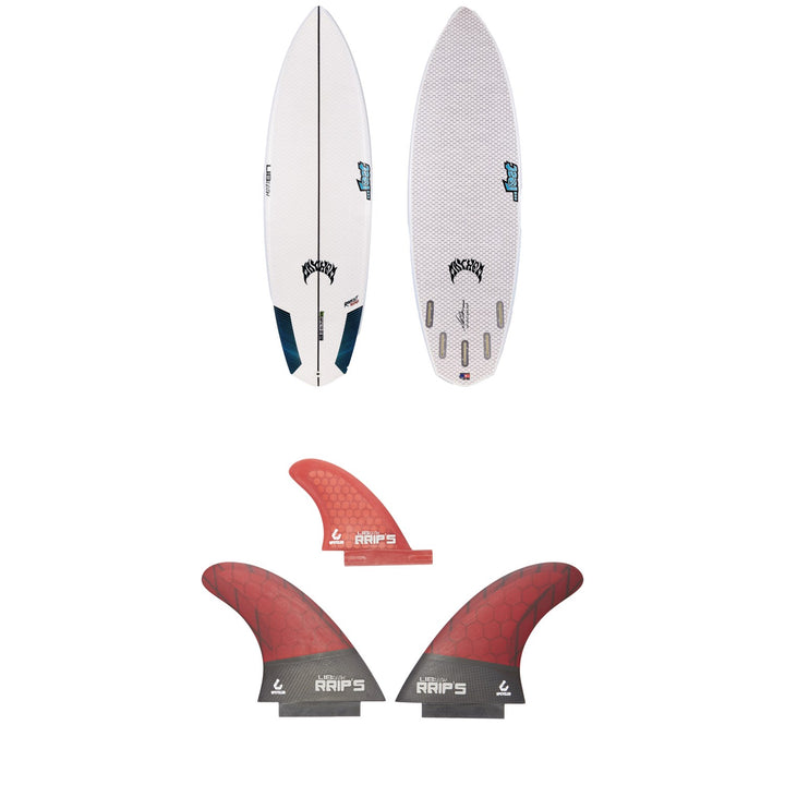 Lib Tech x Lost Rocket Redux Surfboard + Lib Tech Twin + Trailer Fin Set
