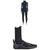Roxy 5/4/3 Syncro Chest Zip GBS Hooded Wetsuit + Syncro 5mm Round Toe Wetsuit Boots - Women's