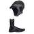 Quiksilver 2mm M-Sessions Surf Wetsuit Cap + 3mm Marathon Sessions Split Toe Wetsuit Boots