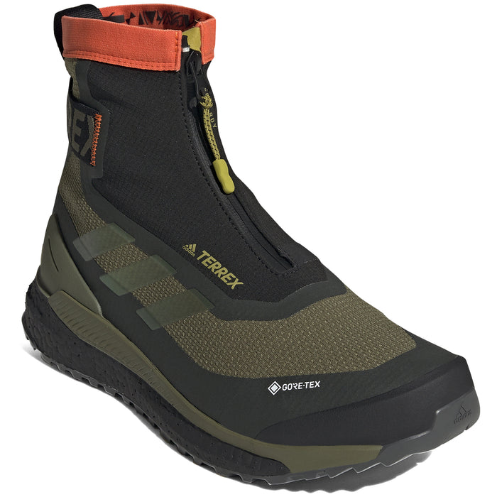 Adidas Terrex Free Hiker C.RDY Shoes - Men's Focus Olive/Pulse Olive/Impact Orange