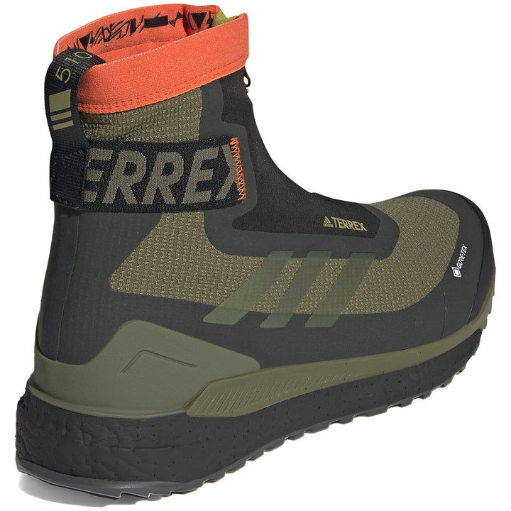 Adidas Terrex Free Hiker C.RDY Shoes - Men's Focus Olive/Pulse Olive/Impact Orange