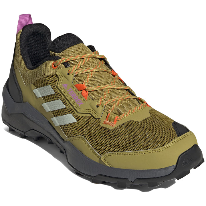 Adidas Terrex AX4 Shoes - Men's Pulse Olive/Linen Green/Impact Orange