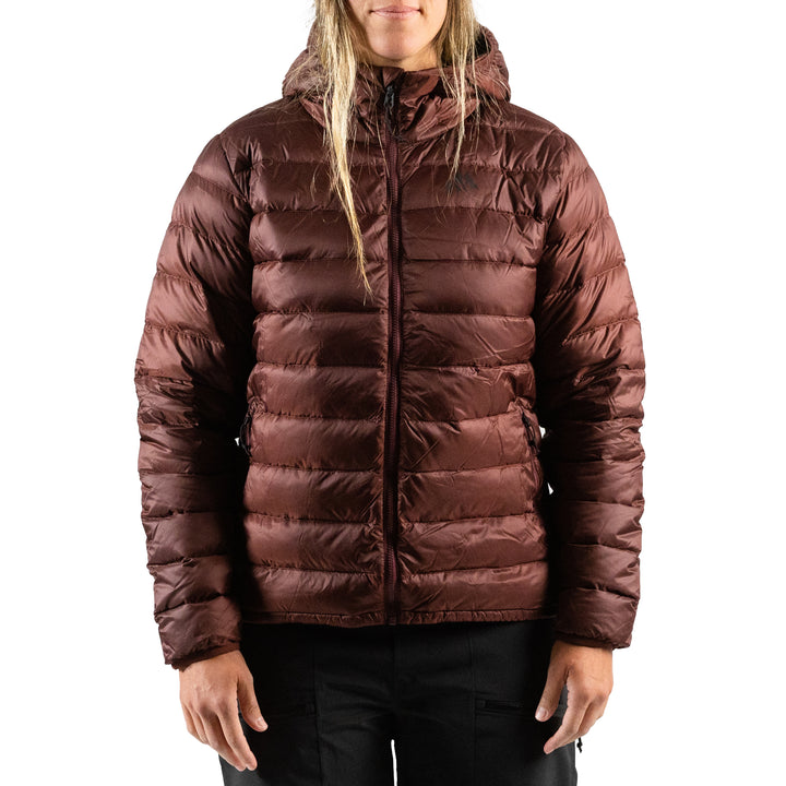 Jones Reup Down Puffy Hoodie - Women's Vulcan Red
