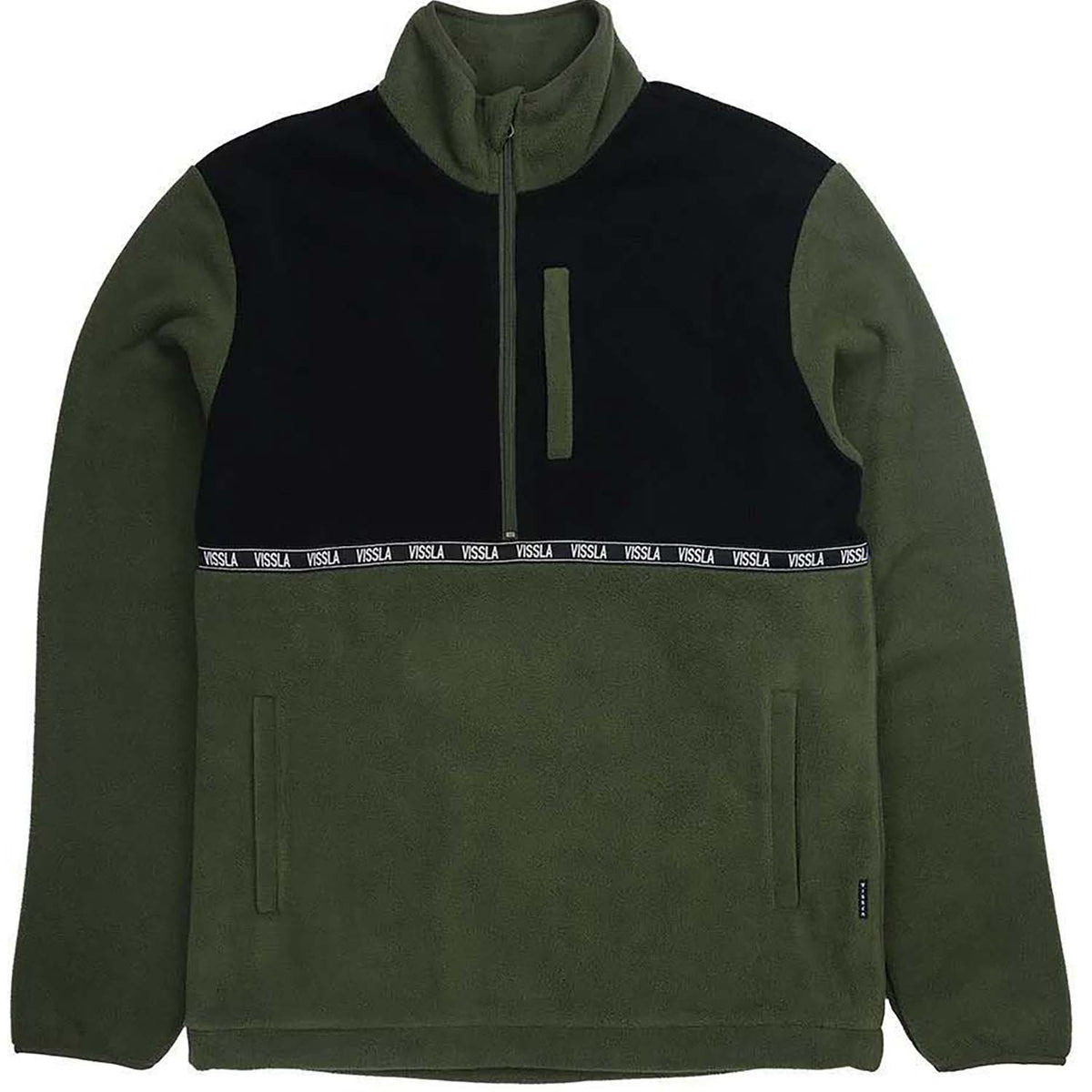 Vissla Hike Eco Polar Fleece - Men's Dark Olive