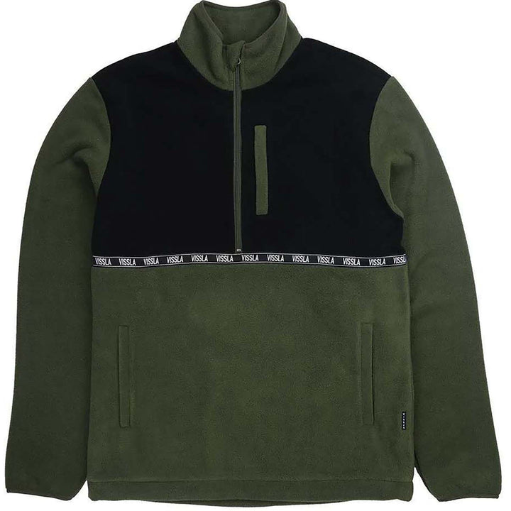 Vissla Hike Eco Polar Fleece - Men's Dark Olive