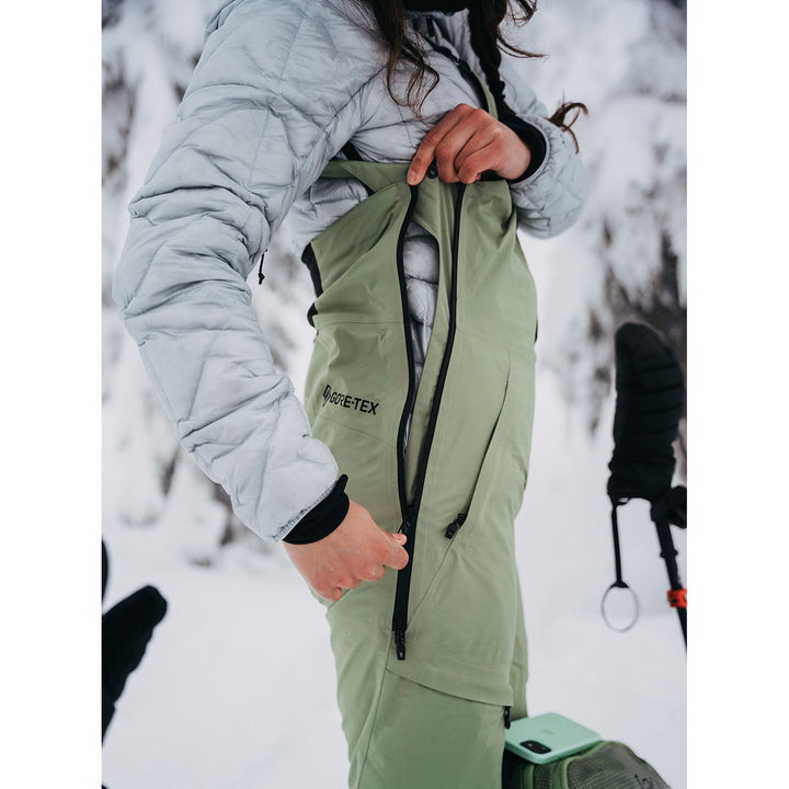 Burton AK 2L GORE-TEX Kimmy Bib Pants - Women's Hedge Green