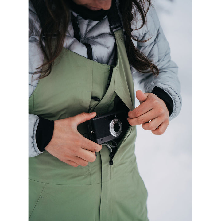 Burton AK 2L GORE-TEX Kimmy Bib Pants - Women's Hedge Green