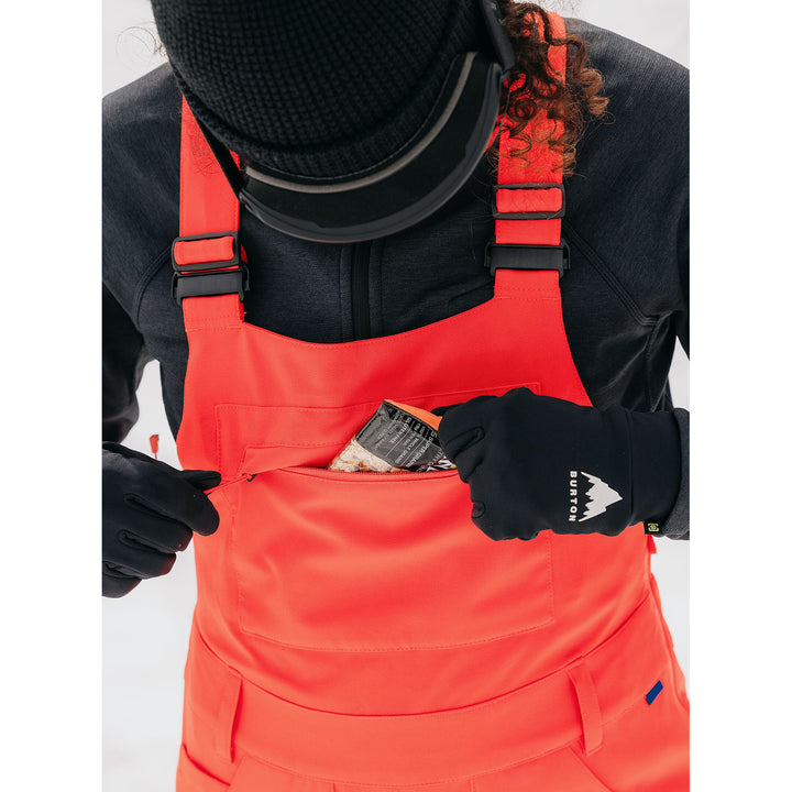 Burton Avalon Stretch Bib Pants - Women's Tomato