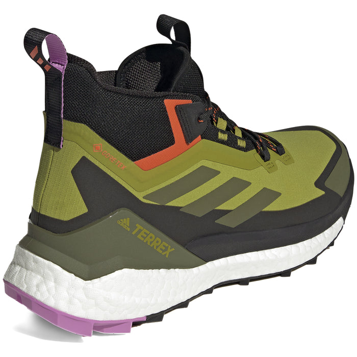 Adidas Terrex Free Hiker 2 GORE-TEX Shoes - Men's Pulse Olive/Focus Olive/Impact Orange