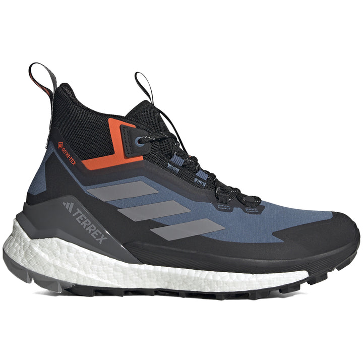 Adidas Terrex Free Hiking 2.0 GORE-TEX Shoes - Men's Wonder Steel/Grey Three/Impact Orange