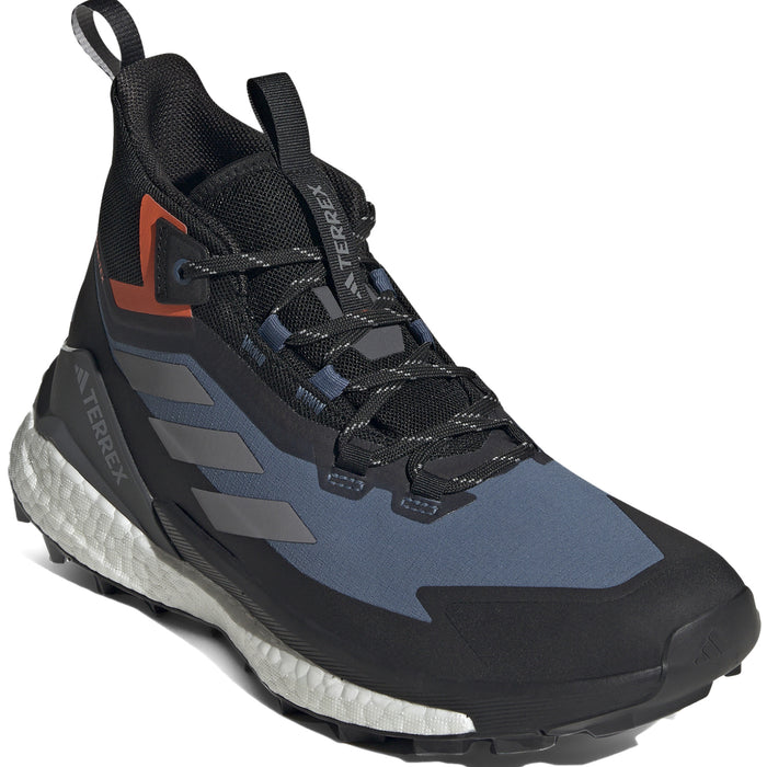 Adidas Terrex Free Hiking 2.0 GORE-TEX Shoes - Men's Wonder Steel/Grey Three/Impact Orange
