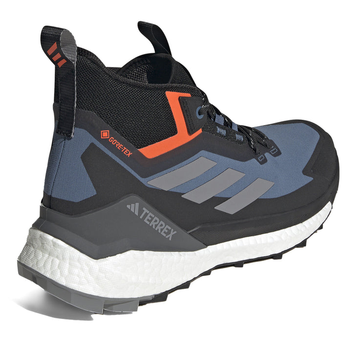 Adidas Terrex Free Hiking 2.0 GORE-TEX Shoes - Men's Wonder Steel/Grey Three/Impact Orange