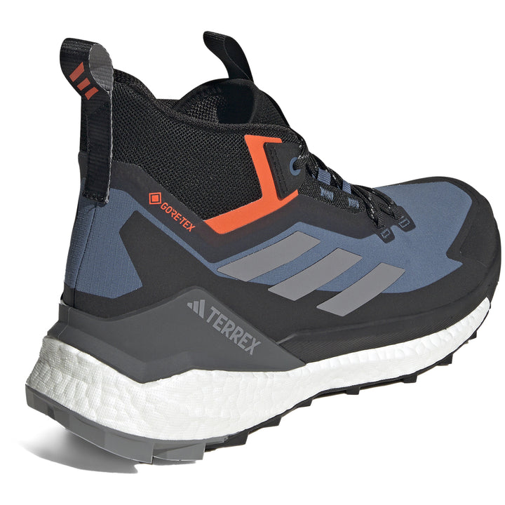 Adidas Terrex Free Hiking 2.0 GORE-TEX Shoes - Men's Wonder Steel/Grey Three/Impact Orange