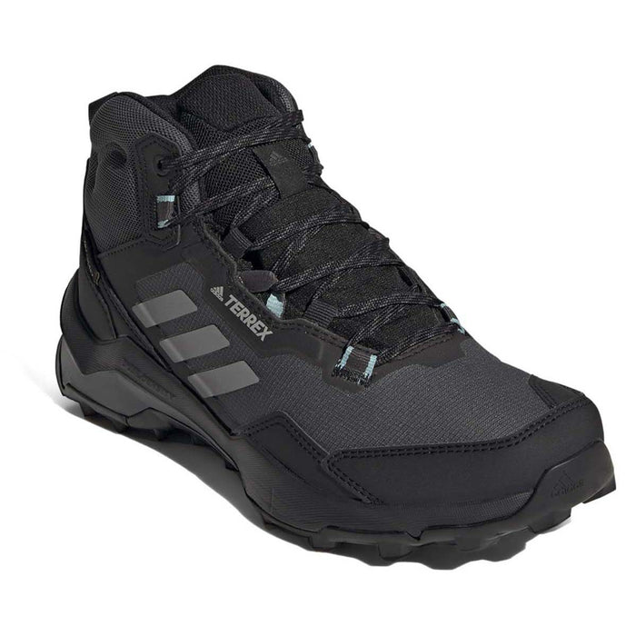 Adidas Terrex AX4 Mid GORE-TEX Shoes - Women's Core Black/Grey Three/Mint Ton