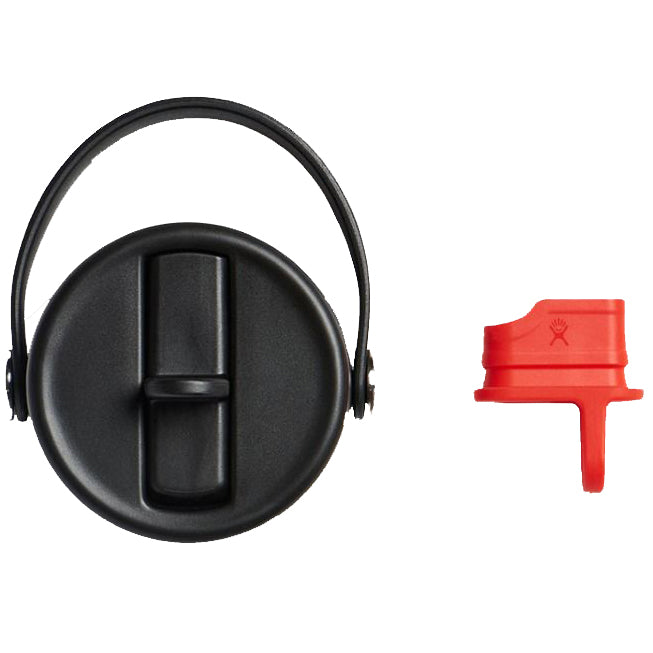 Hydro Flask Wide Mouth Flex Straw Cap Black