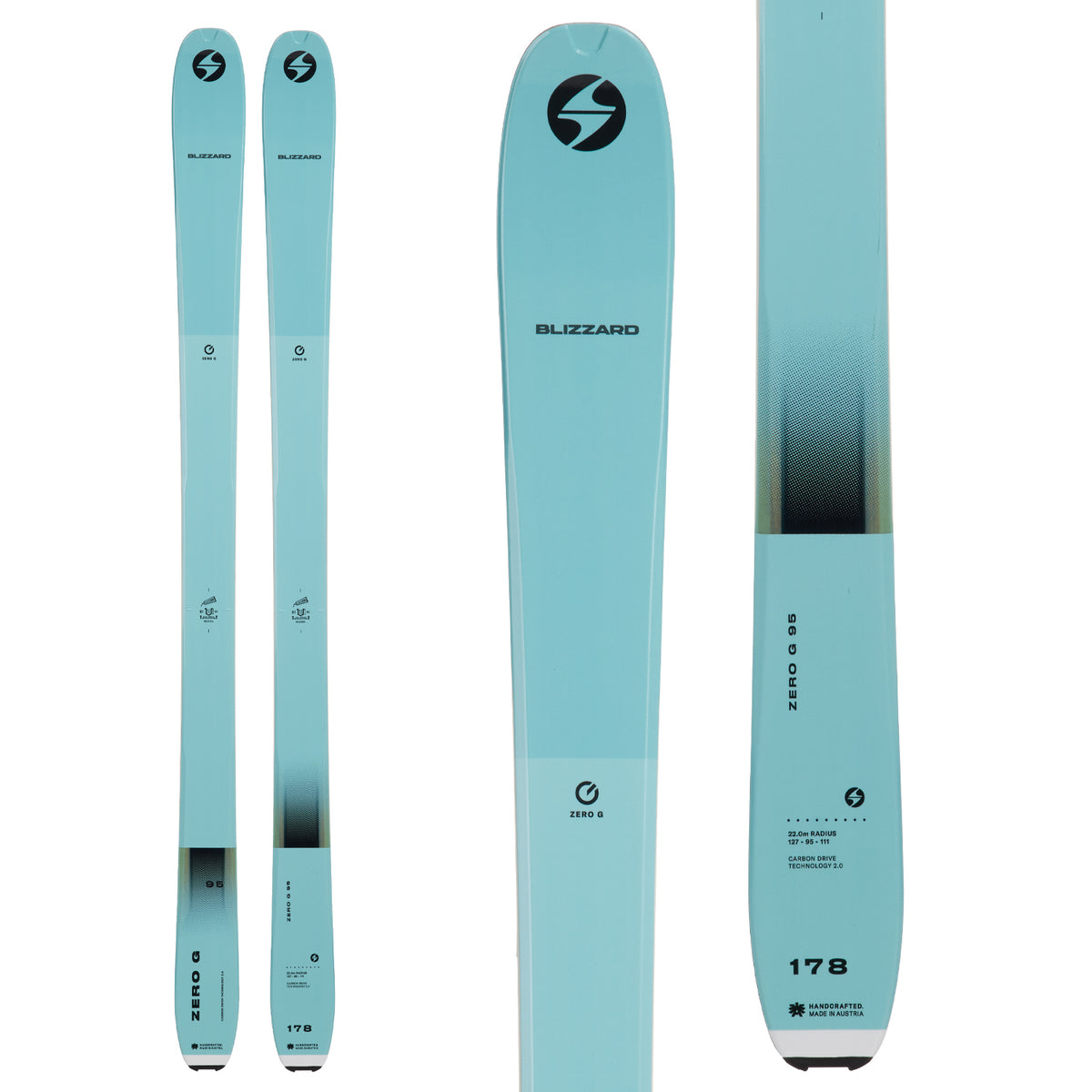 Blizzard Zero G 95 Skis 2022 Blue