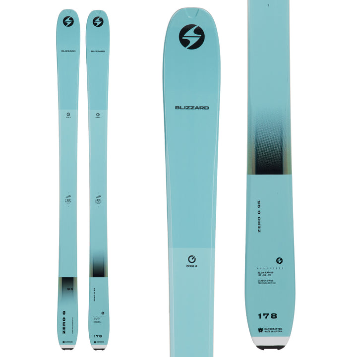 Blizzard Zero G 95 Skis 2022 Blue
