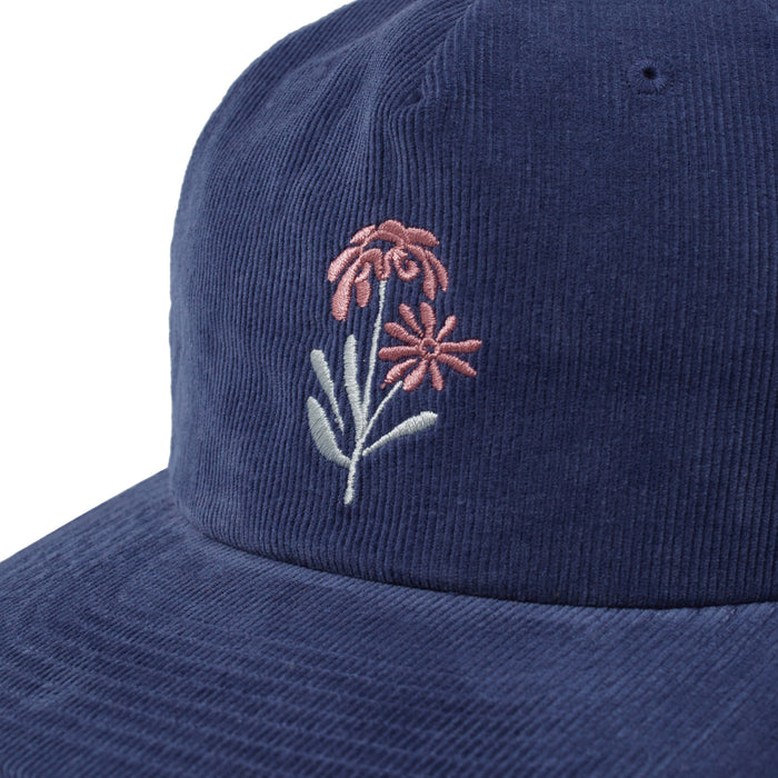 RVCA Bloomed Claspback Hat Royal