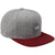 RVCA VA Patch Snapback Hat Heather Grey