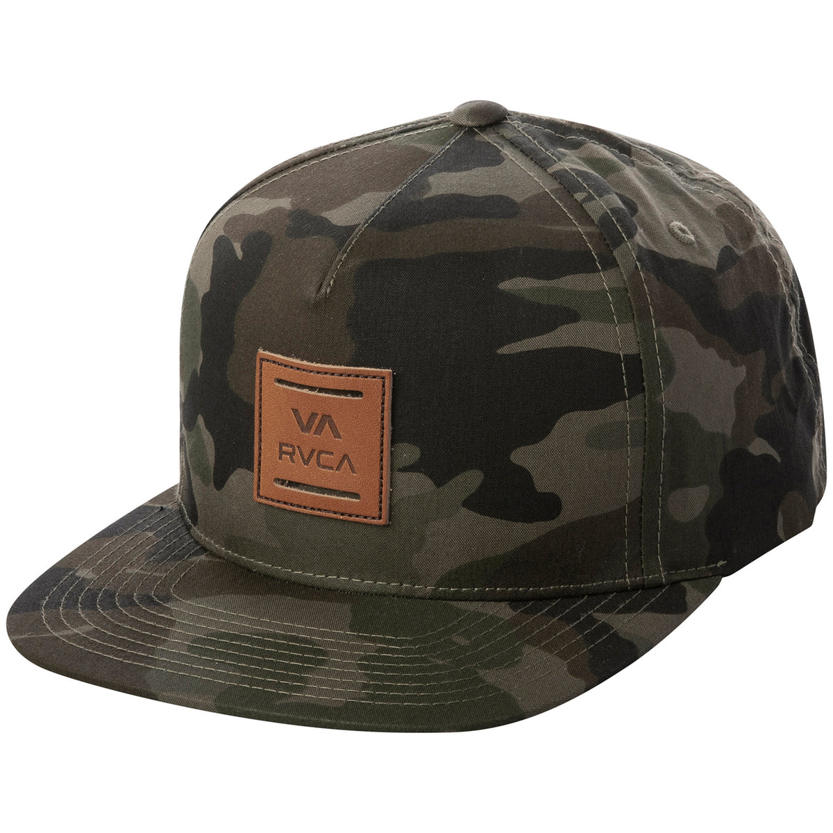 RVCA VA All The Way Snapback Hat Camo