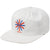 RVCA Jesse Brown Asterisk Snapback Hat White