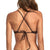 RVCA Solid Shimmer Crossback Swim Top - Women's Java