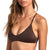RVCA Solid Shimmer Crossback Swim Top - Women's Java