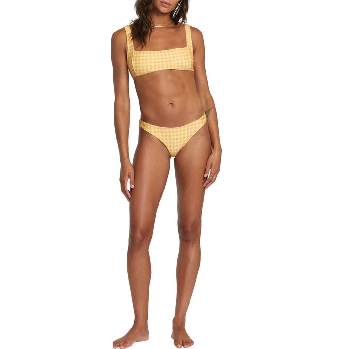 RVCA Sunkissed Square Neckline Bralette Swim Top - Women's Lilikoi