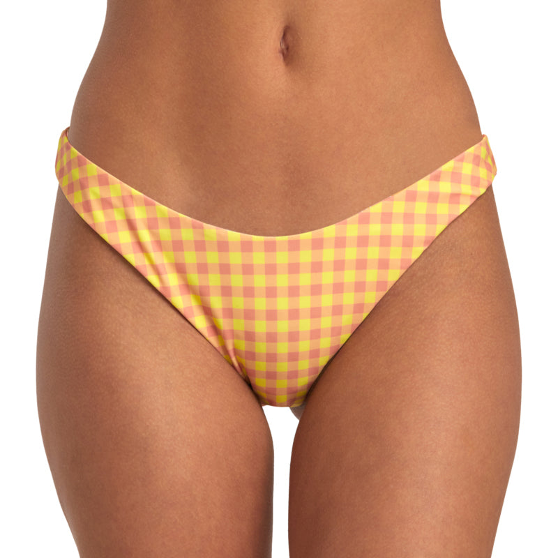 RVCA Sunkissed Skimpy French Bikini Bottom - Women's Lilikoi