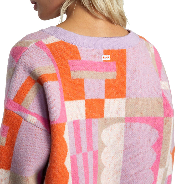 RVCA Jesse Brown Cardigan Sweater - Women's Lavender