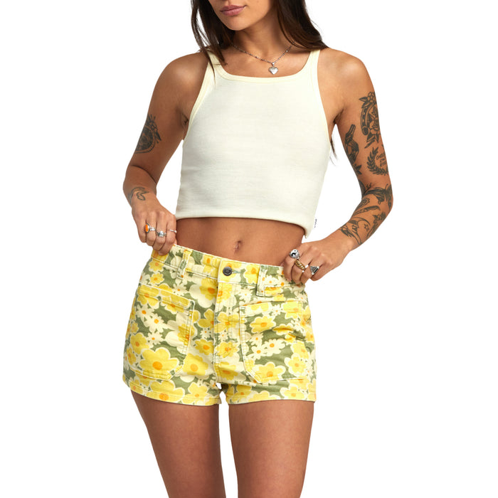 RVCA Belle Cord Shorts - Women's Fern