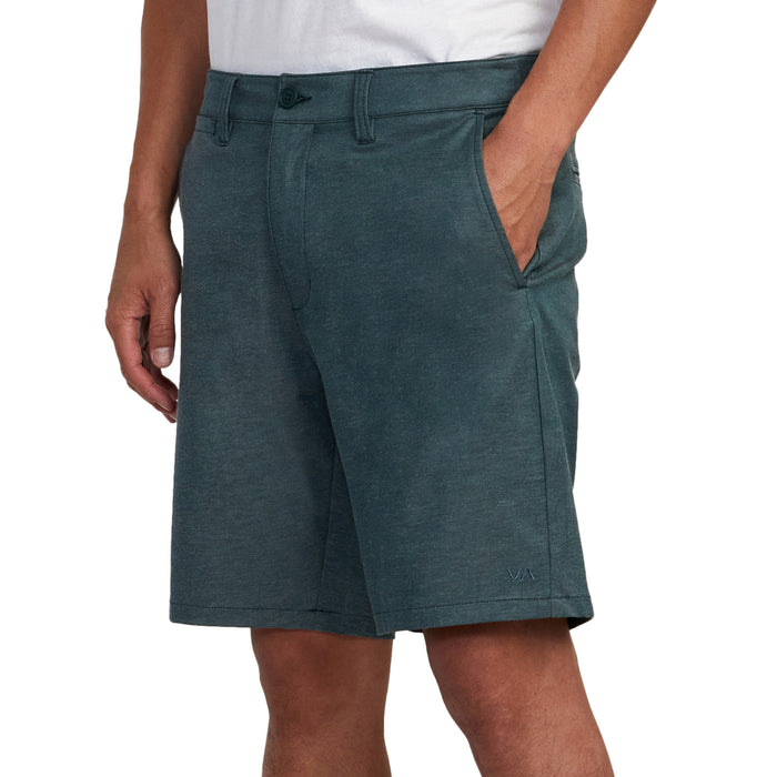 RVCA Back In Hybrid Shorts - Men's Hunter Green