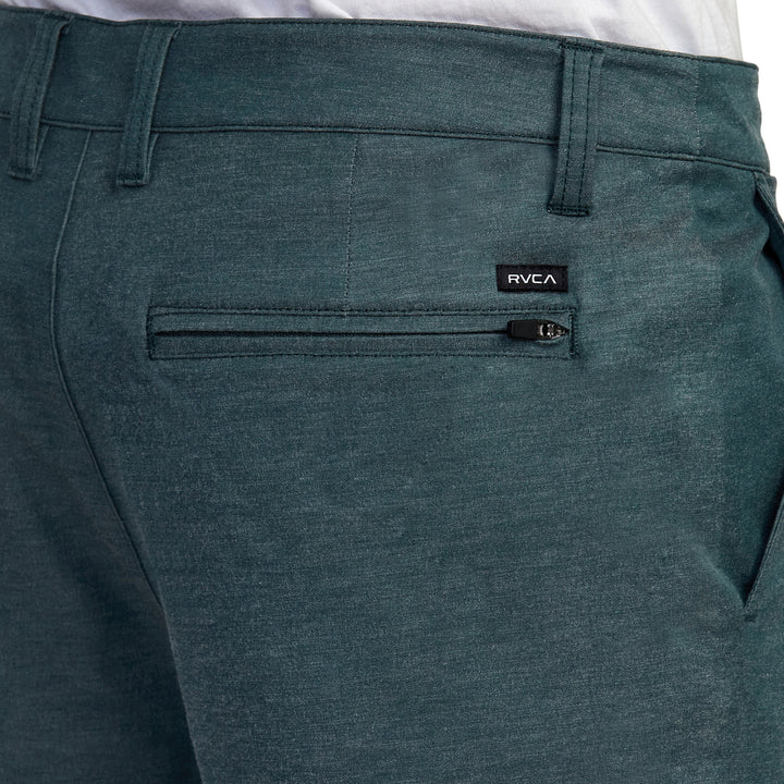 RVCA Back In Hybrid Shorts - Men's Hunter Green