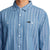 RVCA Walker Stripe Long-Sleeve Shirt - Men's Washed Indigo