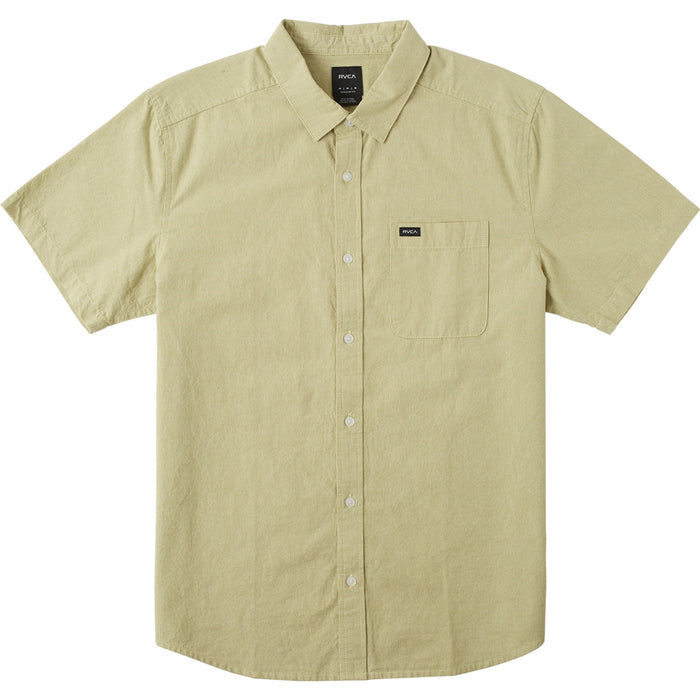 RVCA Visions Stripe Short-Sleeve Shirt - Men's Marsh