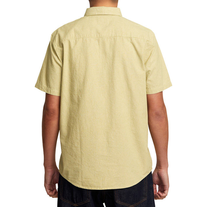 RVCA Visions Stripe Short-Sleeve Shirt - Men's Marsh