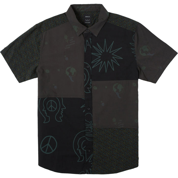 RVCA Compilation Short-Sleeve Shirt - Men's Black