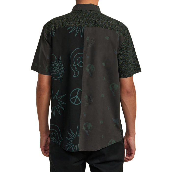 RVCA Compilation Short-Sleeve Shirt - Men's Black