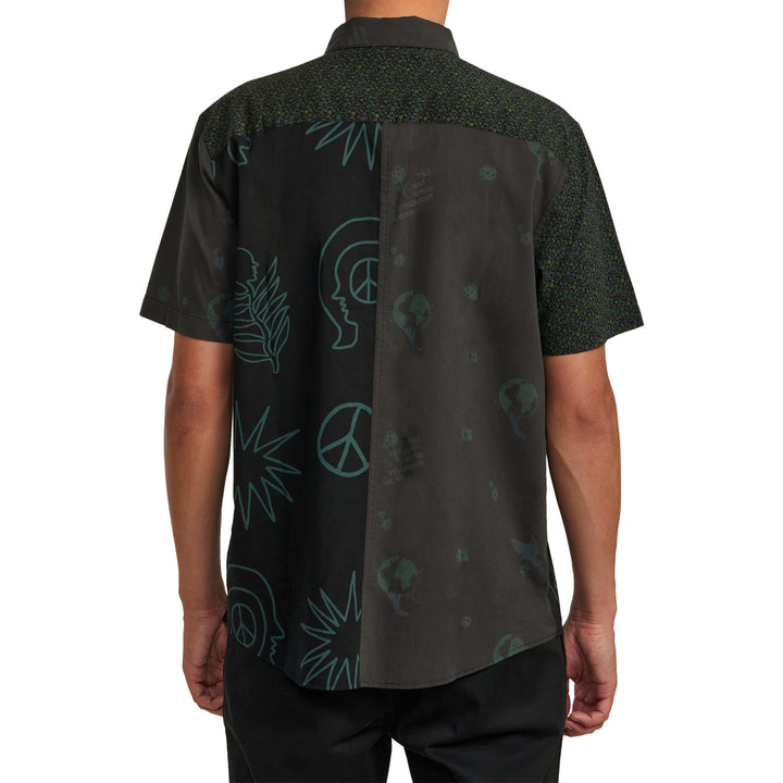 RVCA Compilation Short-Sleeve Shirt - Men's Black