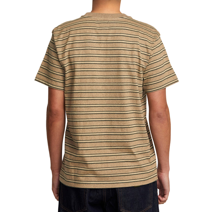 RVCA Road Runner Stripe Shirt - Men's Latte