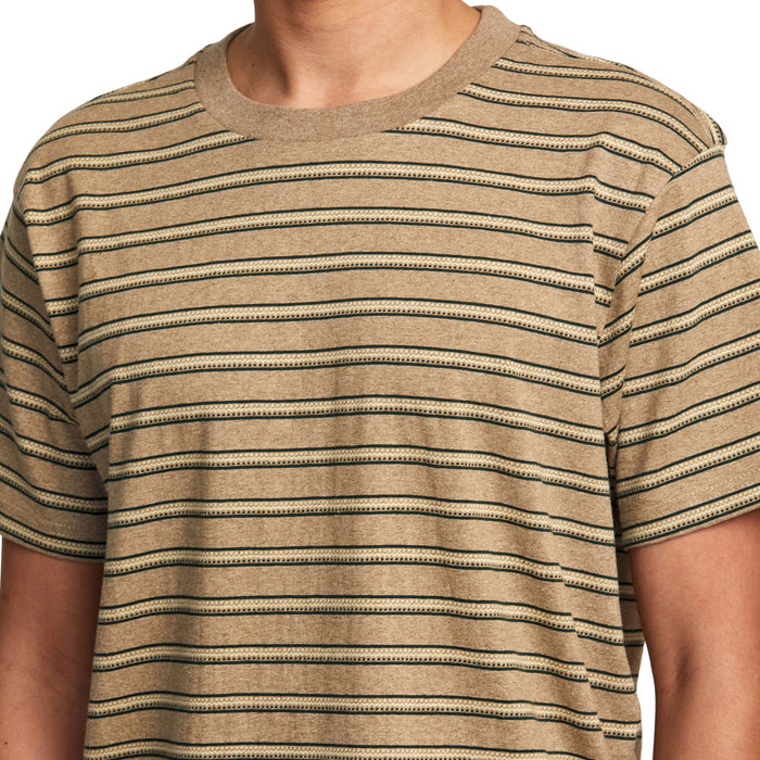 RVCA Road Runner Stripe Shirt - Men's Latte