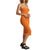 RVCA Fades Away Sweater Dress - Women's Golden Ochre